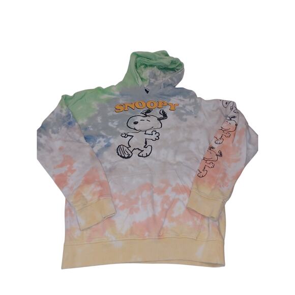 SNOOPY Tye Dye Hoodie Unisex Size Small - Picture 1 of 6